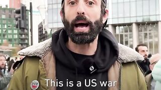 ‘This is a US war against Palestine’ - Protest outside US embassy in London