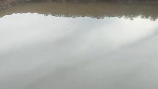 Proses pembuatan KOLAM TANAH dengan EXCAVATOR