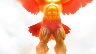 Hulk and Phoenix by AI