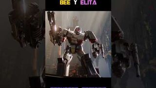 Megatron vs Bee y Elita