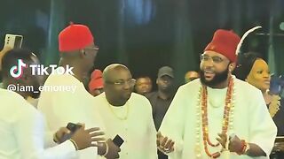 Obi Cubana and E-Money with Others thanking God