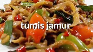 Tumis jamur kecap