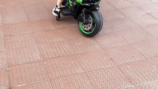 Smallest Ninja H2R in the world ????_._._.__Dm for credit _._._.__ninja_bike_lover_1 _kawasakiworld _ninja _h2r _h2 _followformore _viral _trending