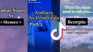 Zodiac Sign Tiktok Compilation ❤️ PT. 2