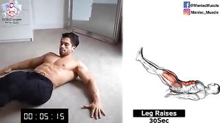 9,Abdos workout Home Excersice Maniac Muscle
