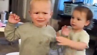 Baby_Girl_Comforts_Baby_Boy_||_ViralHog