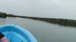 Boating at keenjhar lake