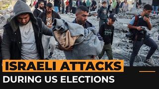 Israeli attacks on Gaza and Lebanon as US election was happening