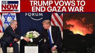 Trump vows end to Gaza war, US will continue to support Israel