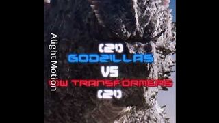 TRANSFORMERS VS GODZILLA