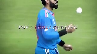 Unique celebration???????? - [when kohli comes to bowling and gets