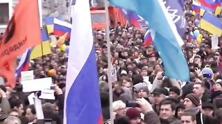 АНТИВОЕНЕН МАРШ В МОСКВА