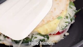 Only 5 minutes! Quick easy and delicious! And breakfast is ready!