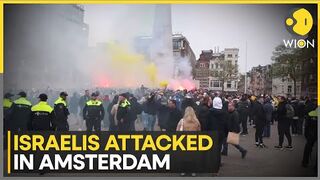 Riots In Amsterdam As Israeli Football Fans Clash With Pro-Palestine Protesters