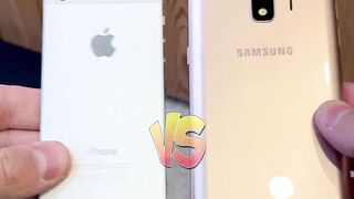 Айфон или андроид Кто слабее - разбиваю кирпичом! ????