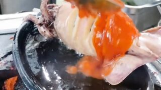 Masakan cumi bakar saos tiram