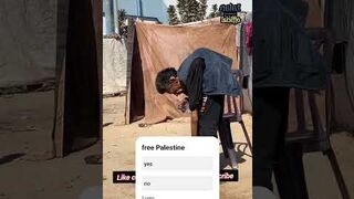 Muslims in Gaza, preparing for prayers