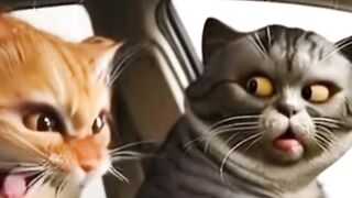 Kucing lucu marah marah