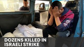 At least 33 civilians reportedly killed in strike in Jabalia