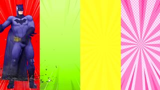 SUPERHERO COLOR DANCE CHALLENGE Deadpool vs SpiderMan vs Batman vs Captain America