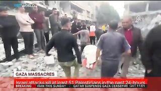 Israel attacks kill at least 51 Palestinians in the past 24-hours