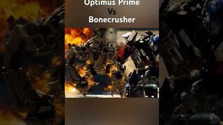 Optimus defeats Bonecrusher