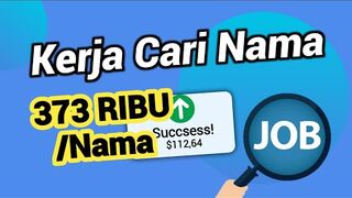 BISA PAKE HP, Kerja Sampingan Cari Nama Dibayar Rp373.000 Per Nama - Cara Dapat Uang Dari Internet