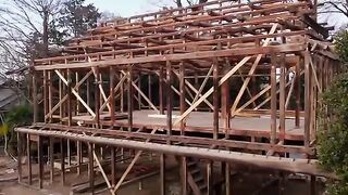 100 Years Old house dismantling