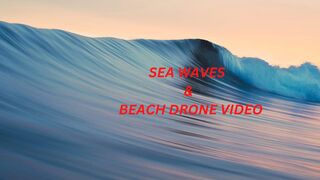 Sea Waves and Beach Drone