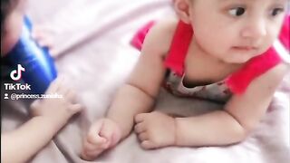 Lil twins my cute babies