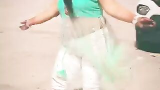 Indian Girl night dance.