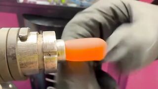 Satisfying process of pressing vinyl record ????