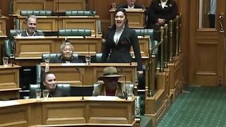 New Zealand parliament haka