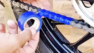 Bike Chain Lubrication Hack