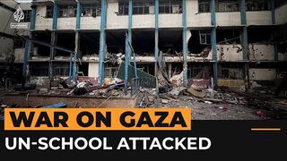 Israeli attack targets Gaza school sheltering displaced Palestinians