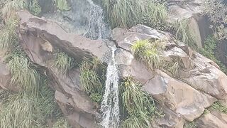 Beautiful day at the waterfall