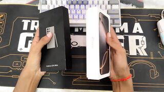 iPhone 16 Pro Max vs Samsung Galaxy S24 Ultra Unboxing ???? And Gaming Test Garena Free fire