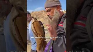 ‘Were forced to leave’ says Palestinian man fleeing northern Gaza