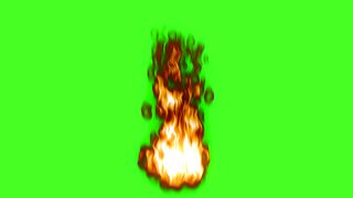 Download royalty-free stock video clip of Chroma Key Fire Green Screen