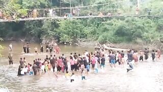 Hit by a bridge