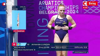 Women's Diving _ Amanda Lundin - 10m Platform.