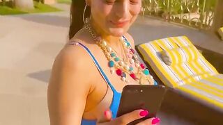 Blue Dress looks perfect on Ameesha Patel