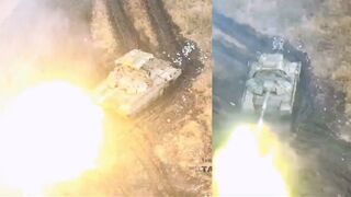 Ukrainian Konkurs ATGM strike