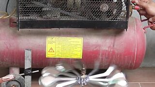 Turn Air Compressor Into Generator For Free