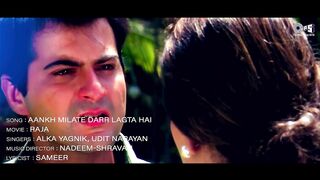 Aankh Milate Darr Lagta Hai - Lyrical _ Raja _Madhuri Dixit, Sanjay Kapoor Alka Yagnik, Udit Narayan