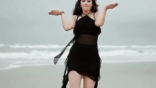 Beautiful girl dance scene