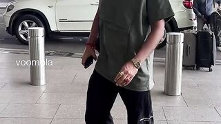 Dr Mashoor Gulati aka Sunil grover seen flying out of Mumbai international airport