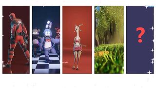 Dame Tu Cosita Dance Challenge _ 45 cartoon characters _ dance chain