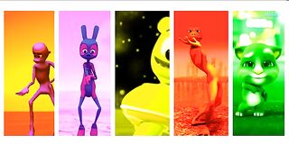 Dame Tu Cosita Dance Challenge _ 50 cartoon characters _ dance chain