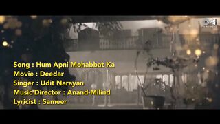 Hum Apni Mohabbat Ka Imtihan Denge -Lyrical _ Deedar_ Udit Narayan _ Karisma_ Akshay _ 90_s Hits